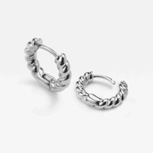 Load image into Gallery viewer, ALEYOLÉ Madeleine Silver Hoops
