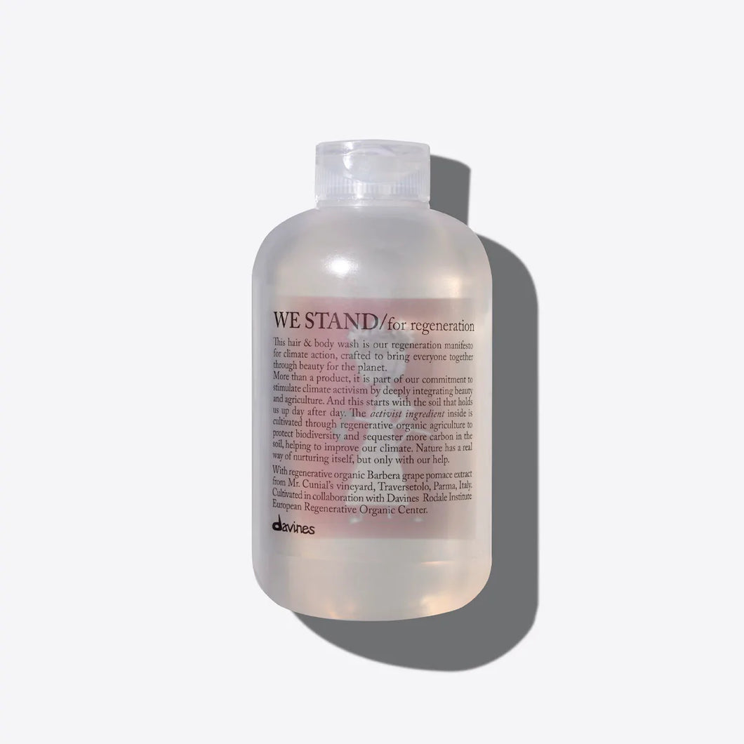 DAVINES WE STAND for regeneration Hair & Body Wash